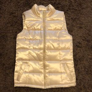 Venus Gold puffer vest size 4